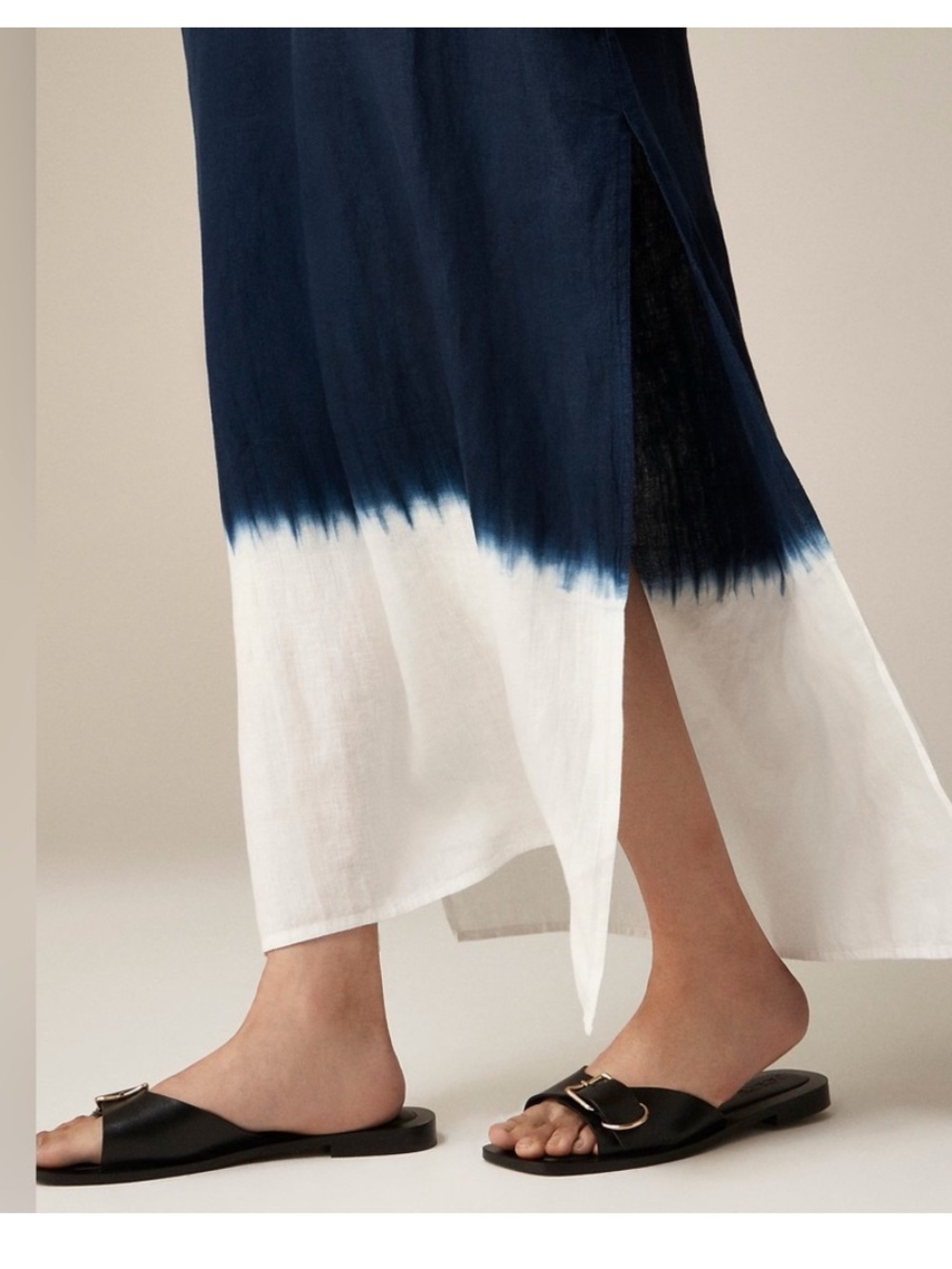 J. Crew bungalow maxi popover in dip-dyed linen. Size XXL. - Picture 2 of 16